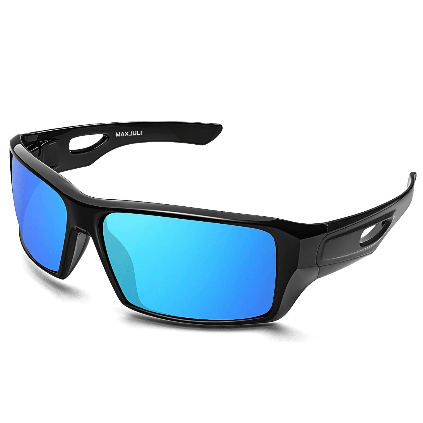 MAXJULI Polarized Wrap Around Sports Sunglasses for Big Heads Men Women UV400 Protection Sun Glasses 8232 - Mammalook