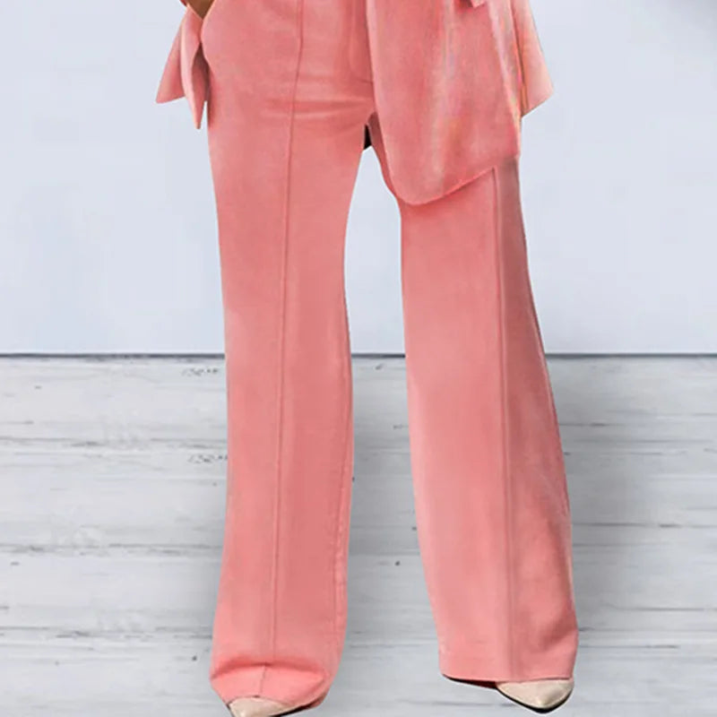 Two-Piece Blazer and Pants Set