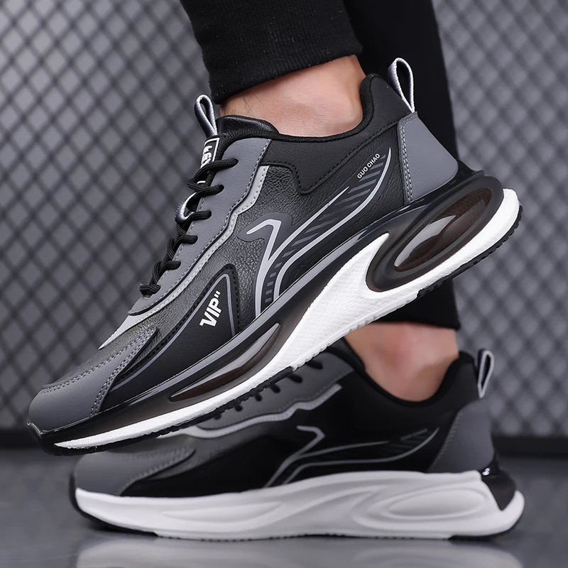 Men’s Platform Athletic Sneakers – Casual Street Style & Winter-Warm Sport Shoes
