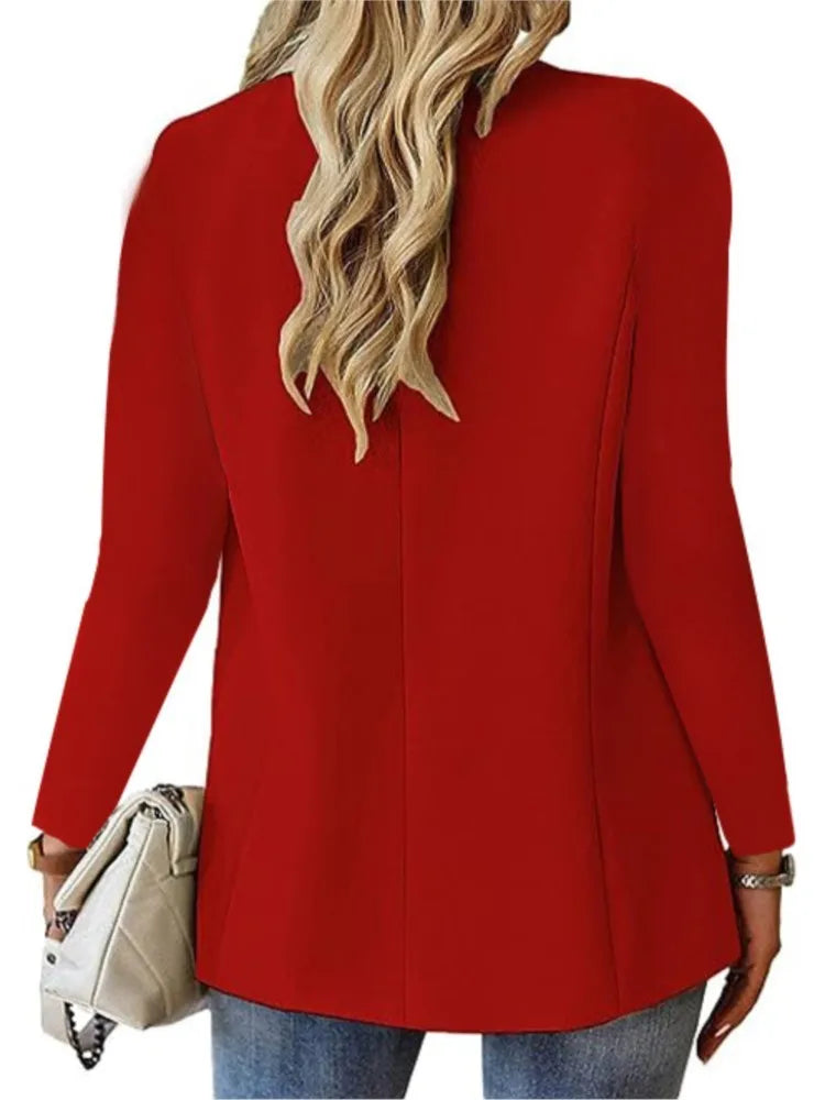 Slim Fit Blazer – Notched Collar - Single Button