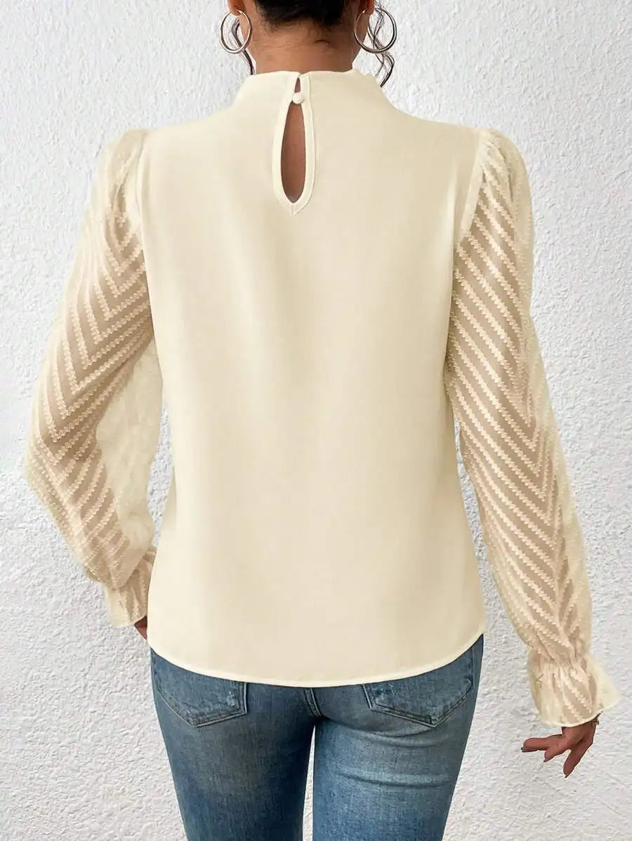Spring Shirt - Chiffon Long Sleeved