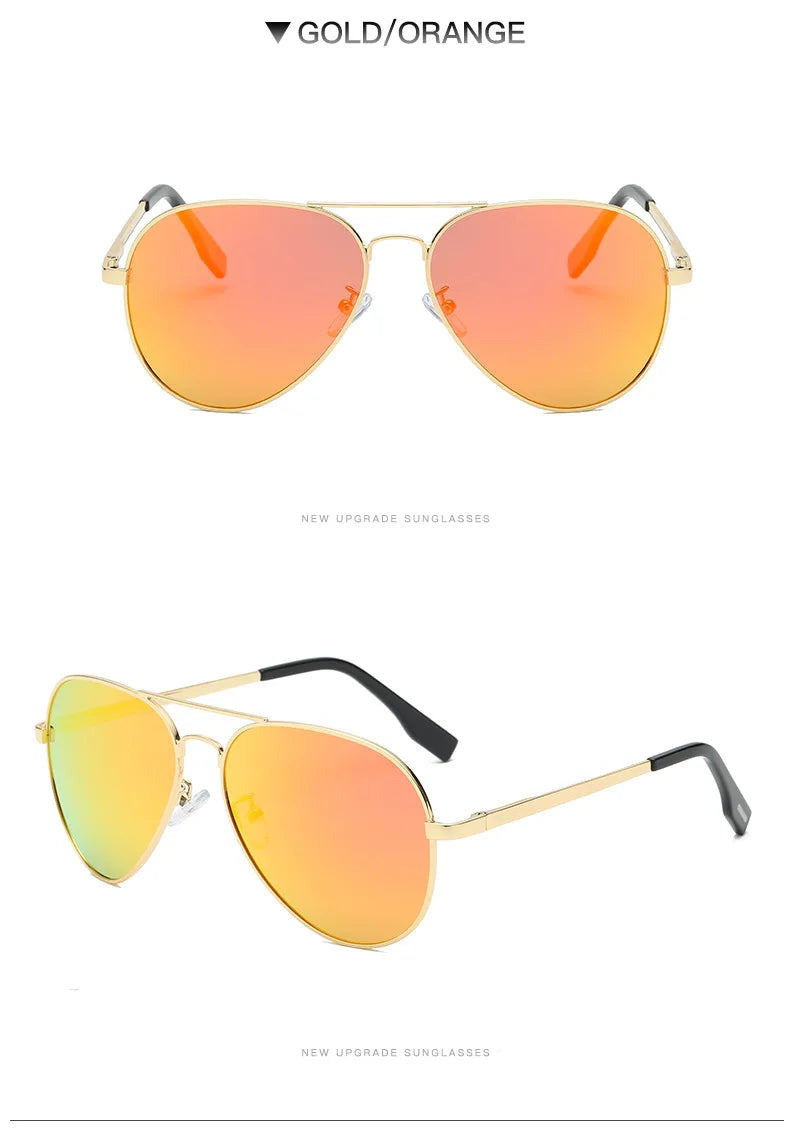 LIOUMO Polarized Aviation Sunglasses – Stylish & Anti-Glare Pilot Glasses for Men & Women