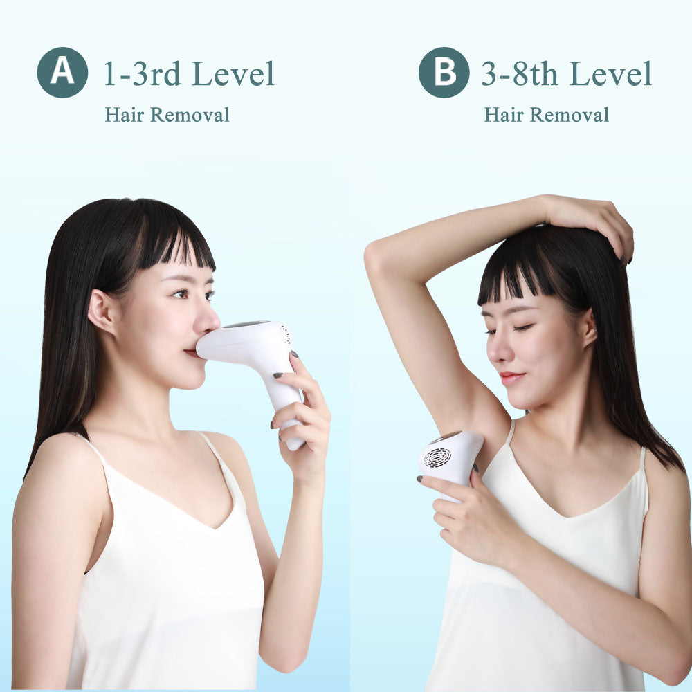 Laser Hair Removal Instrument Lip Axillary Private Pubic Hair Shaver Photon Permanent Household Ice Point Hair Removal Device - Mammalook