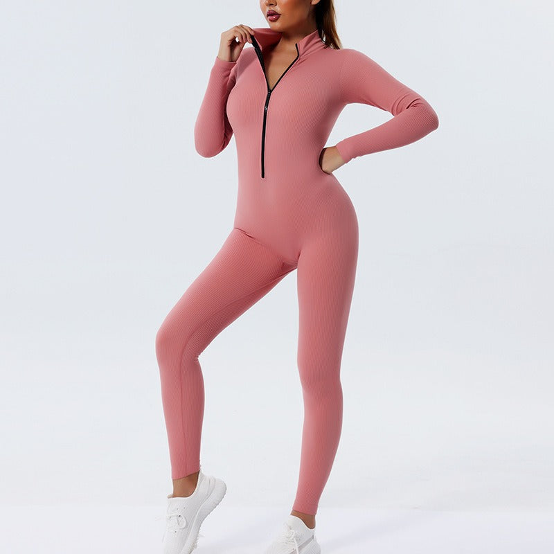 Quick Dry Seamless Yoga Clothes Sports Suit Female Dance Yoga Fitness Clothing Tight One-Piece Fitness Yoga Pants - Mammalook