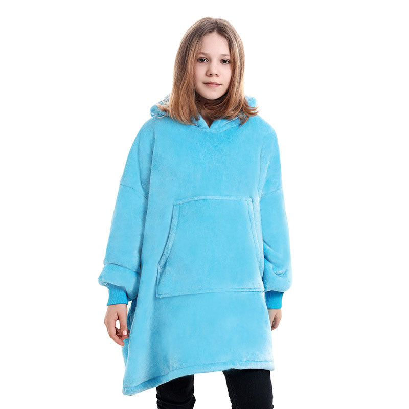 Pullover fleece jacket with hood outdoor - Mammalook