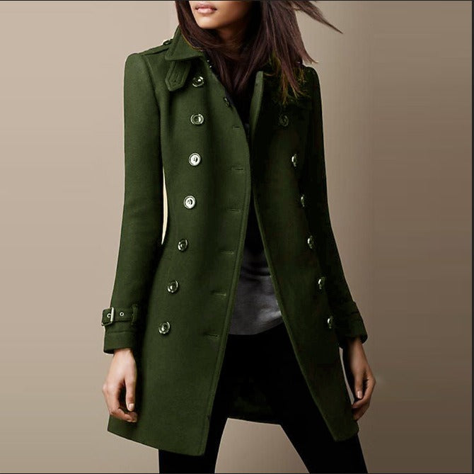 Double-Breasted Casual Women's Jacket - Mammalook