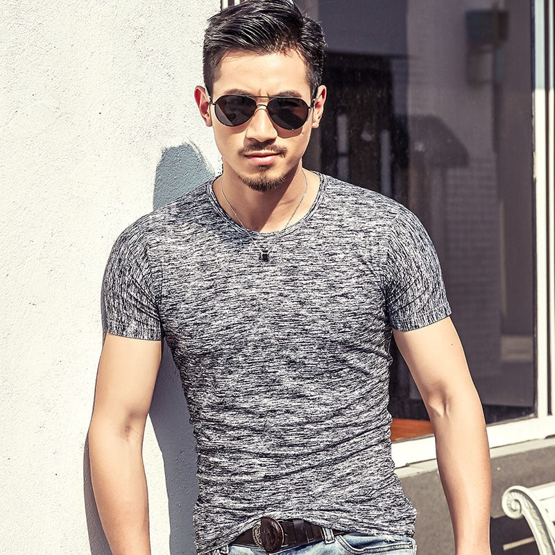 New Mens T Shirt Camouflage Short Sleeved Base Shirt T Shirt Casual Cultural Shirt - Mammalook