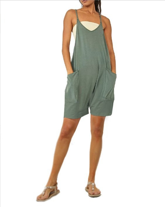 Backless Jumpsuit Ladies Girls Sports Causal Suit Custom Rompers Women Plus Size Jumpsu - Mammalook