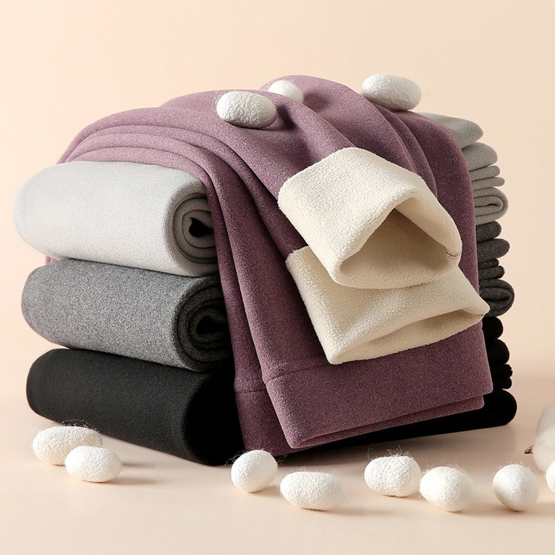 Women's Winter Lamb Fleece Thickened Warm Pants - Mammalook