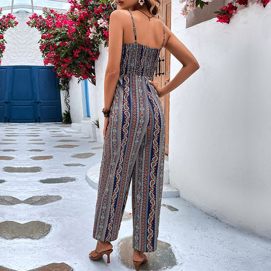 Suspenders Wide Leg Jumpsuit