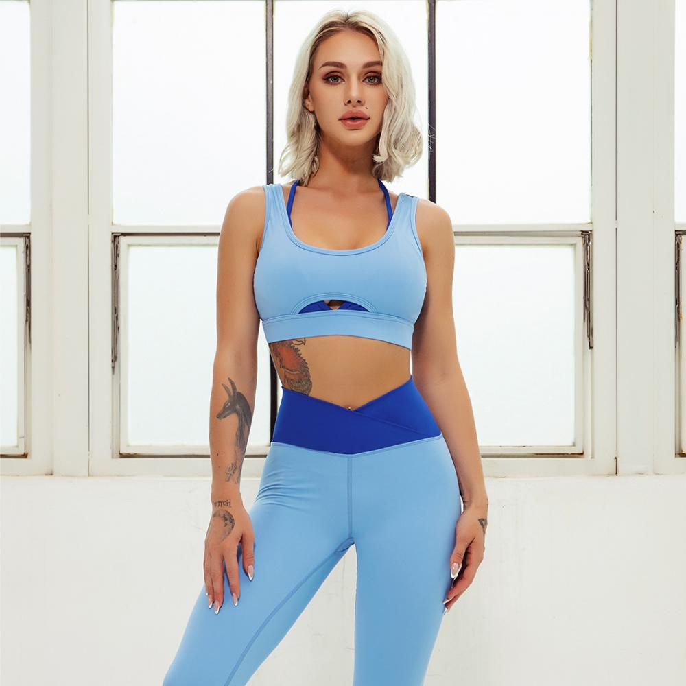 Two Piece Set Women's Tracksuit Sport Yoga Set Gym Clothing Female Clothes Women Outfit Workout Set Women Sportswear Sport Suit - Mammalook