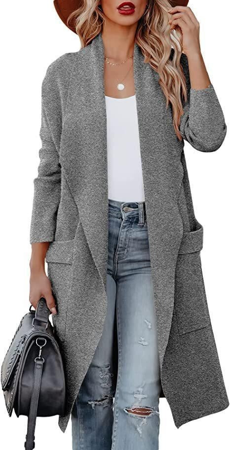 Leisure long solid color warm coat jacket for women - Mammalook