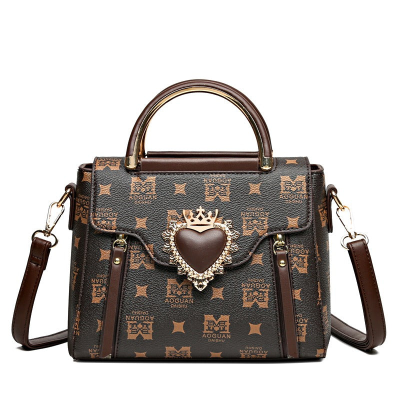 New all match print niche design sense handbag fashion mini shoulder bag for women - Mammalook