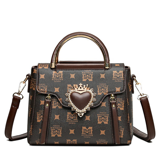 New all match print niche design sense handbag fashion mini shoulder bag for women - Mammalook
