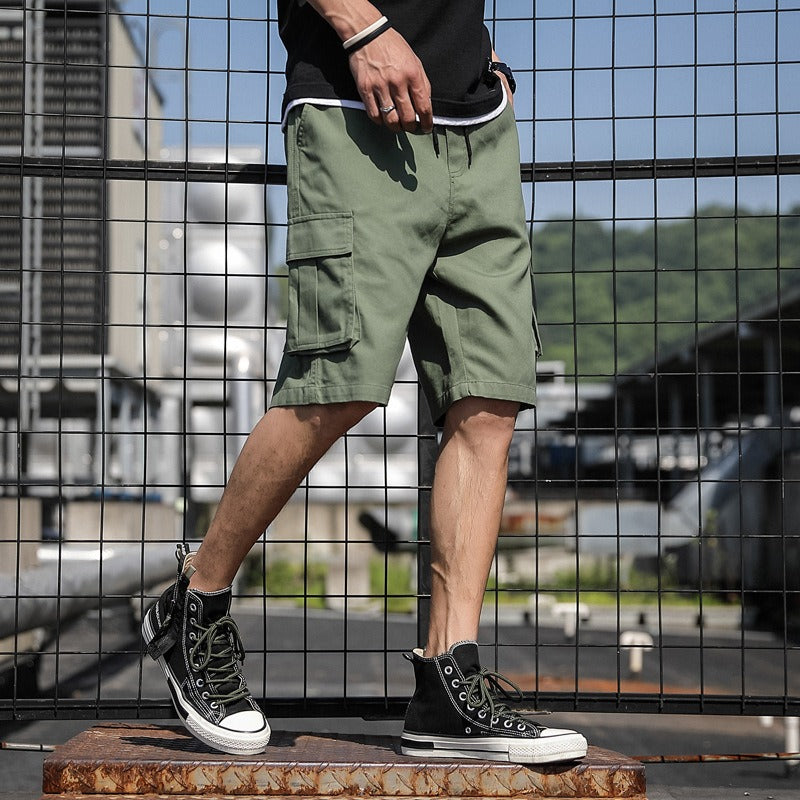 Mens Mens New Summer Shorts Sports Pants Trend Beach Pants Students Cargo Pants - Mammalook