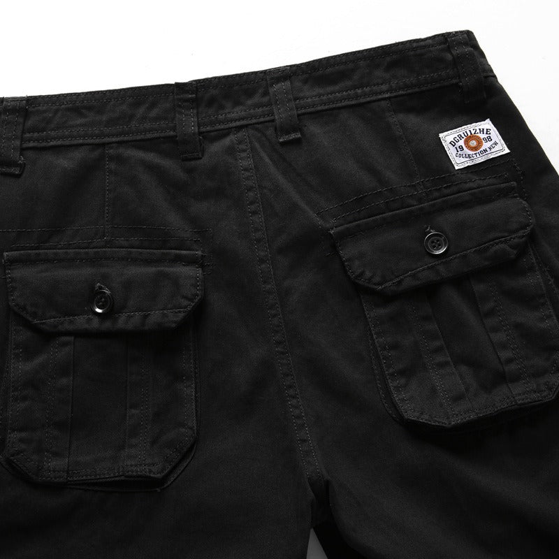 Mens Pants Summer Casual Pants Mens Capris Loose Cargo Pants Cotton Shorts Mens Large Sweatpants Pants - Mammalook