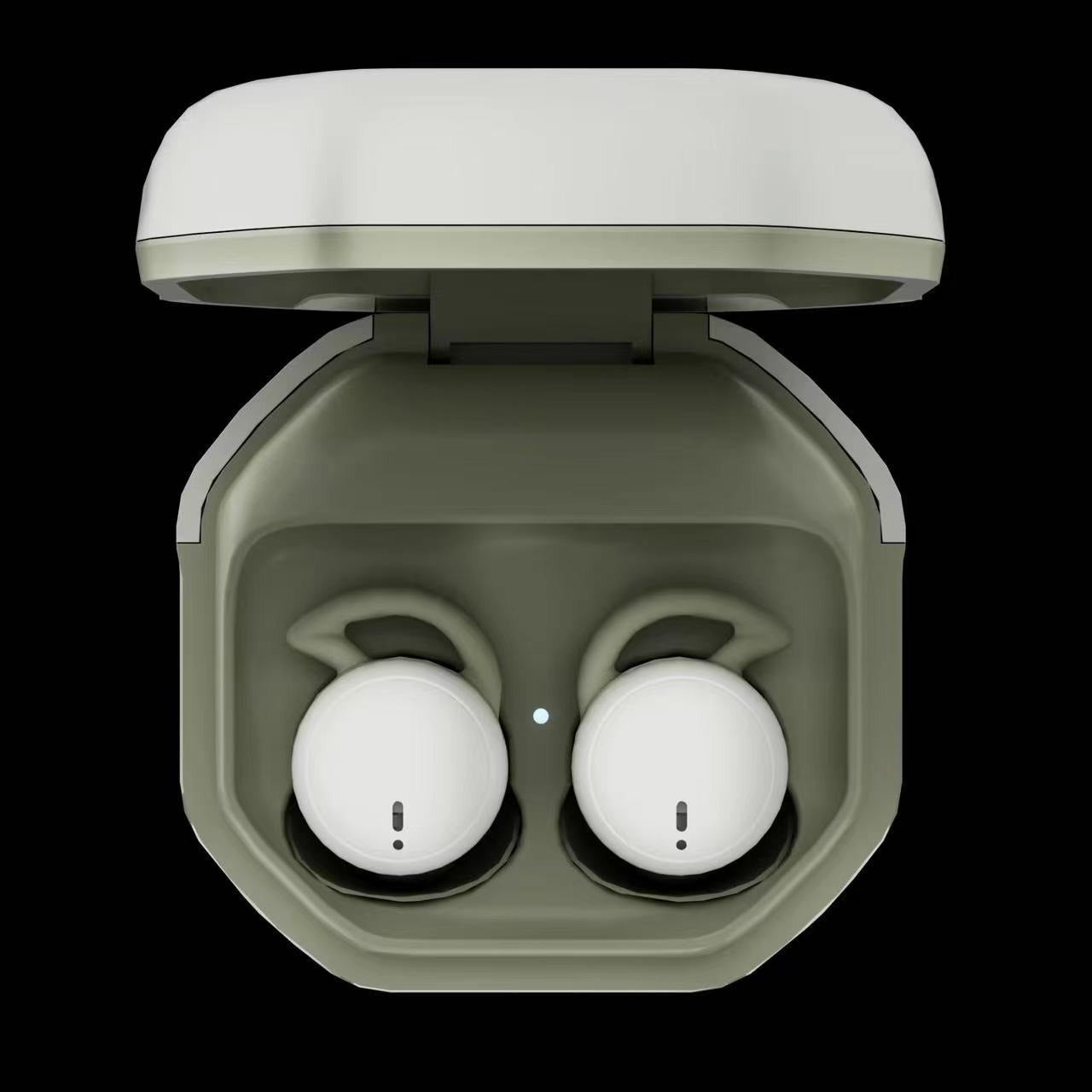 The new mini sleep bluetooth headset does not press the ear invisible ultra small in ear wireless side sleeping headset - Mammalook
