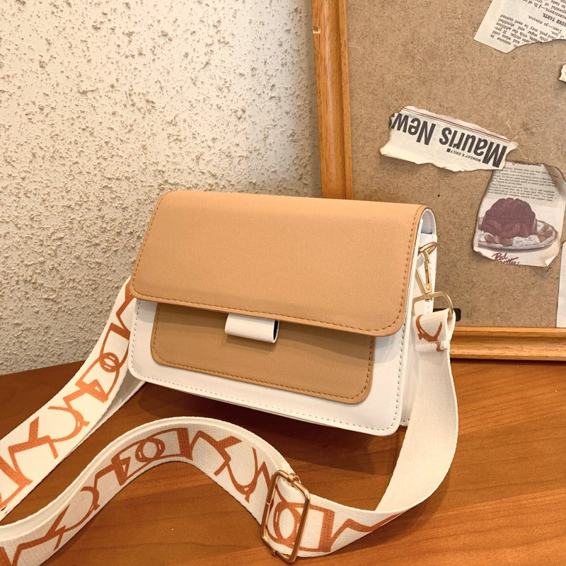 Casual retro bag women's casual shoulder bag Korean style simple crossbody small square bag - Mammalook