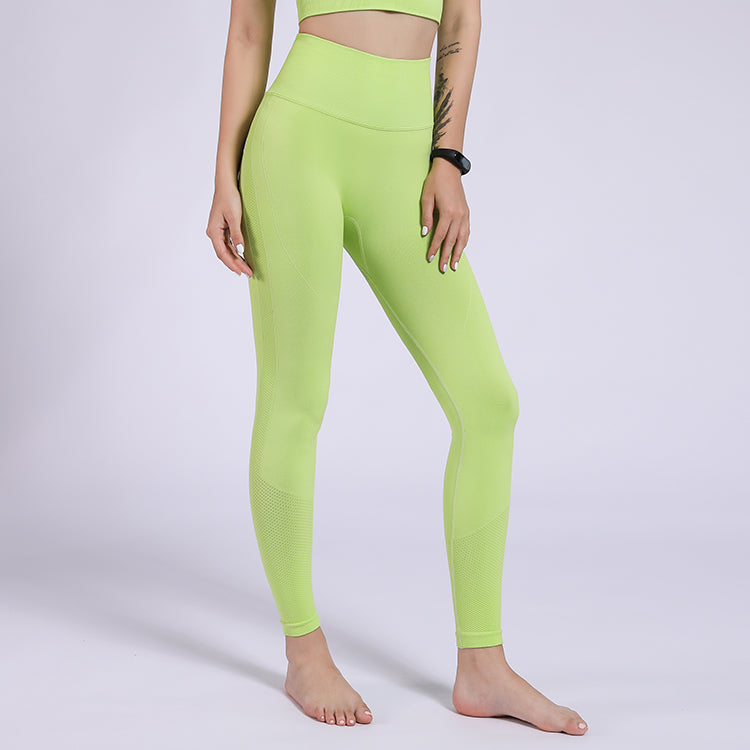 Yoga Clothing Suits Women's Seamless Sports Bra Hip Lifting Fitness Pants Hip Bottom Pants Leggings Yoga Clothing - Mammalook