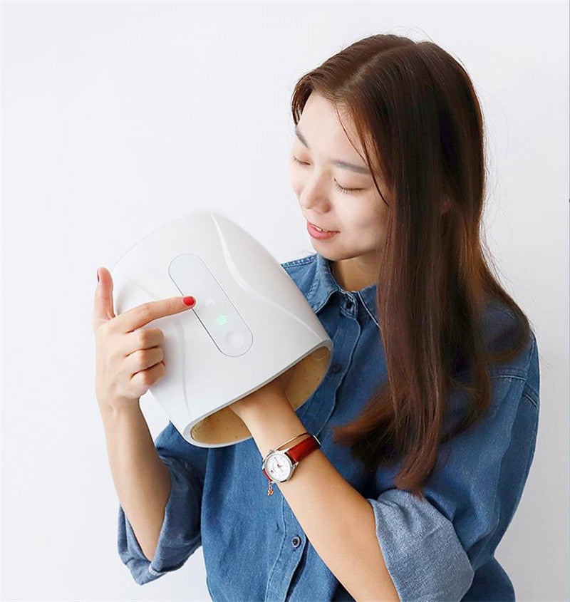 Electric Hand Massager Device Palm Finger Acupoint Wireless Massage with Air Pressure and Heat Compression For Women Beauty - Mammalook
