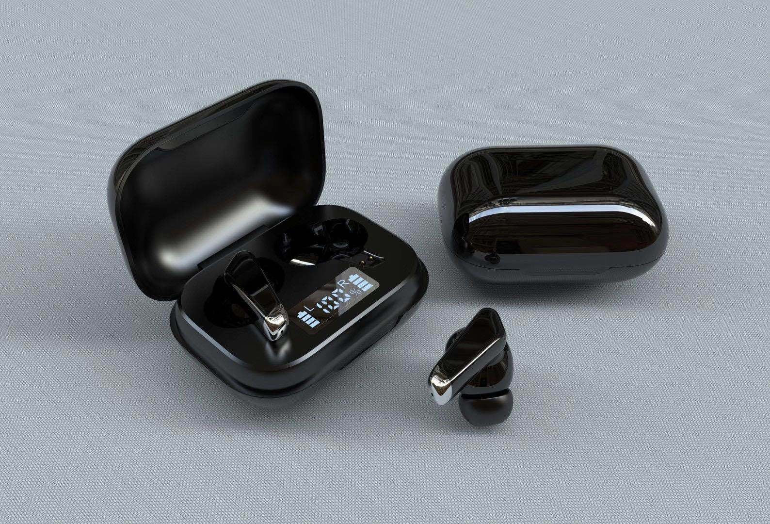 Bluetooth Headset TWS Wireless Headset 5.0 Half-In-Ear J70 Touch Wireless Sports Headset - Mammalook