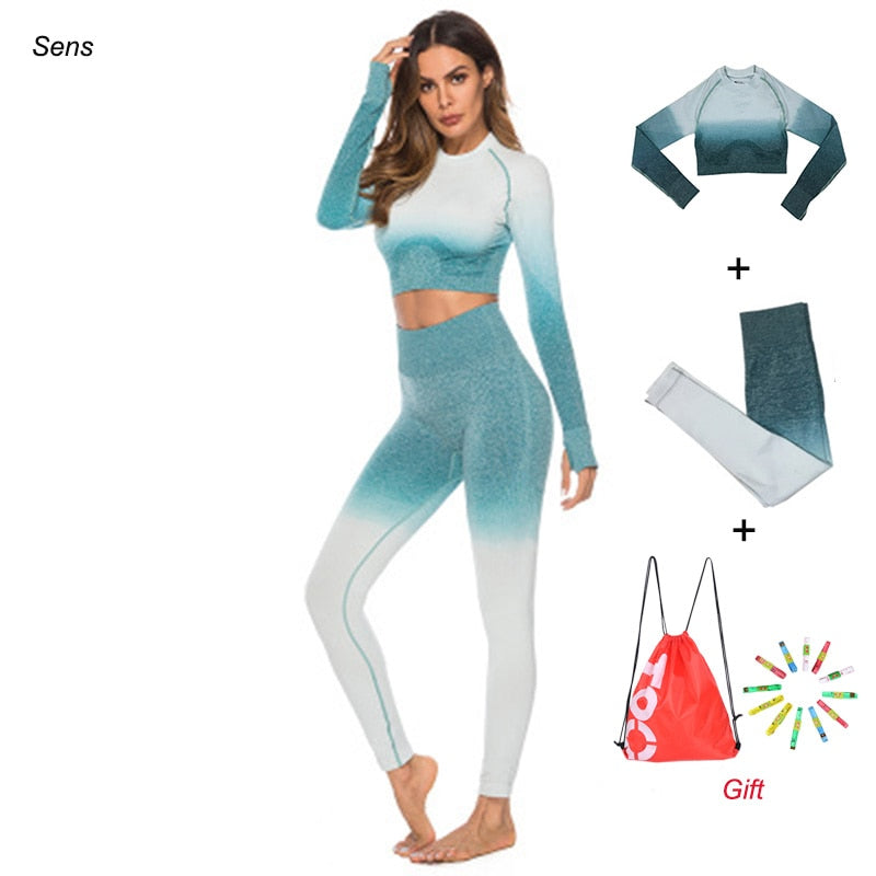Winter Hot Sale Yoga Set Gym Set Gym Leggings Yoga Sport Leggings Sportswear For Women Sports Clothing Gym Fitness Clothing - Mammalook