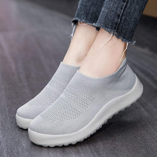 Men's and women's shoes Breathable new soft sole mesh sports casual shoes running shoes 35-46 - Mammalook