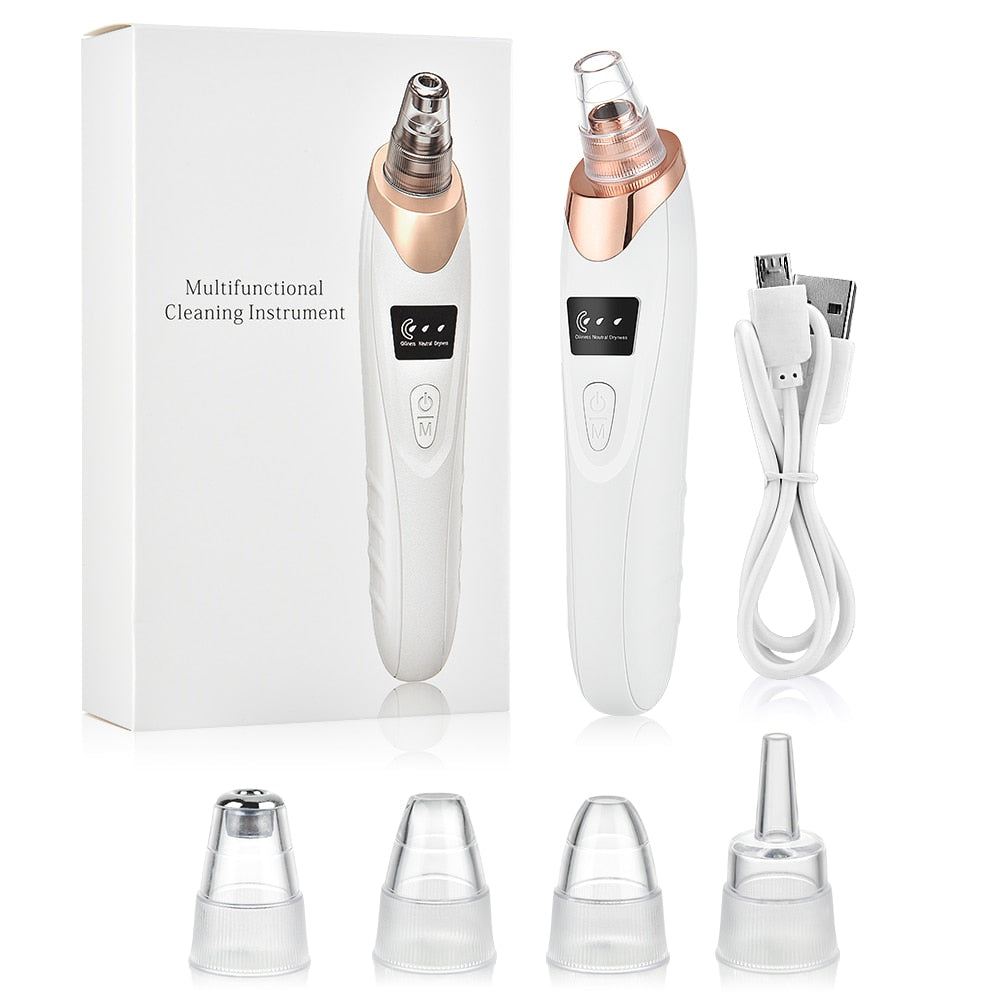 Blackhead Remover Vacuum Acne Pimple Black Spot Suction Electric Facial Pore Cleaner Skincare Exfoliating Beauty Instrument - Mammalook