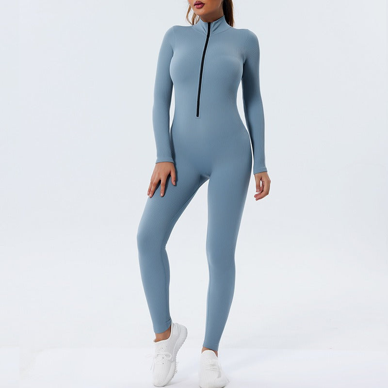Quick Dry Seamless Yoga Clothes Sports Suit Female Dance Yoga Fitness Clothing Tight One-Piece Fitness Yoga Pants - Mammalook