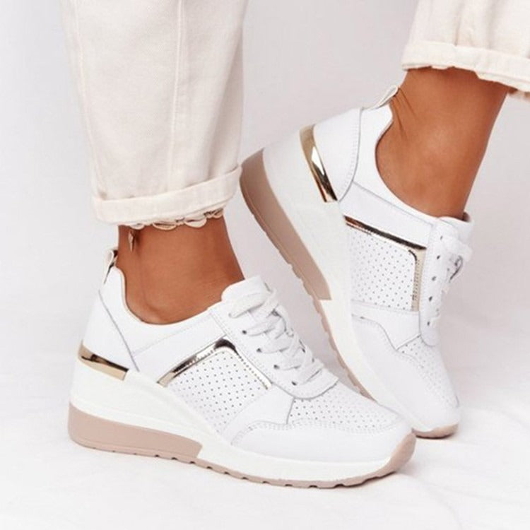 Europe and the United States large size sports new thick sole casual shoes strap mesh sports shoes - Mammalook
