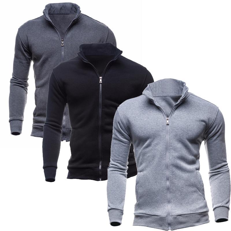 Turtleneck Full Zip Cardigan Mens Coat Sweater Men Fashion - Mammalook