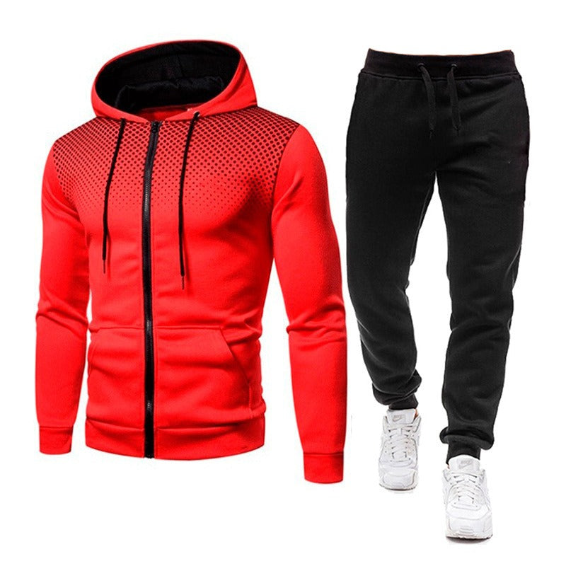 New Style Sweater Trousers For Men's Sports Fitness Wear Autumn And Winter Men's Suit - Mammalook