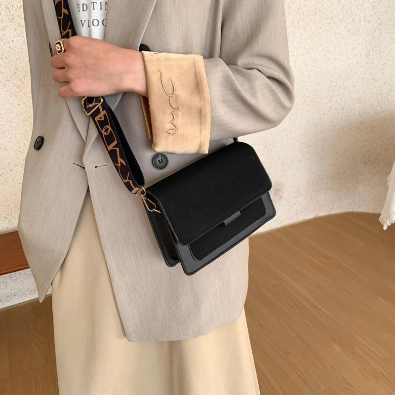Casual retro bag women's casual shoulder bag Korean style simple crossbody small square bag - Mammalook