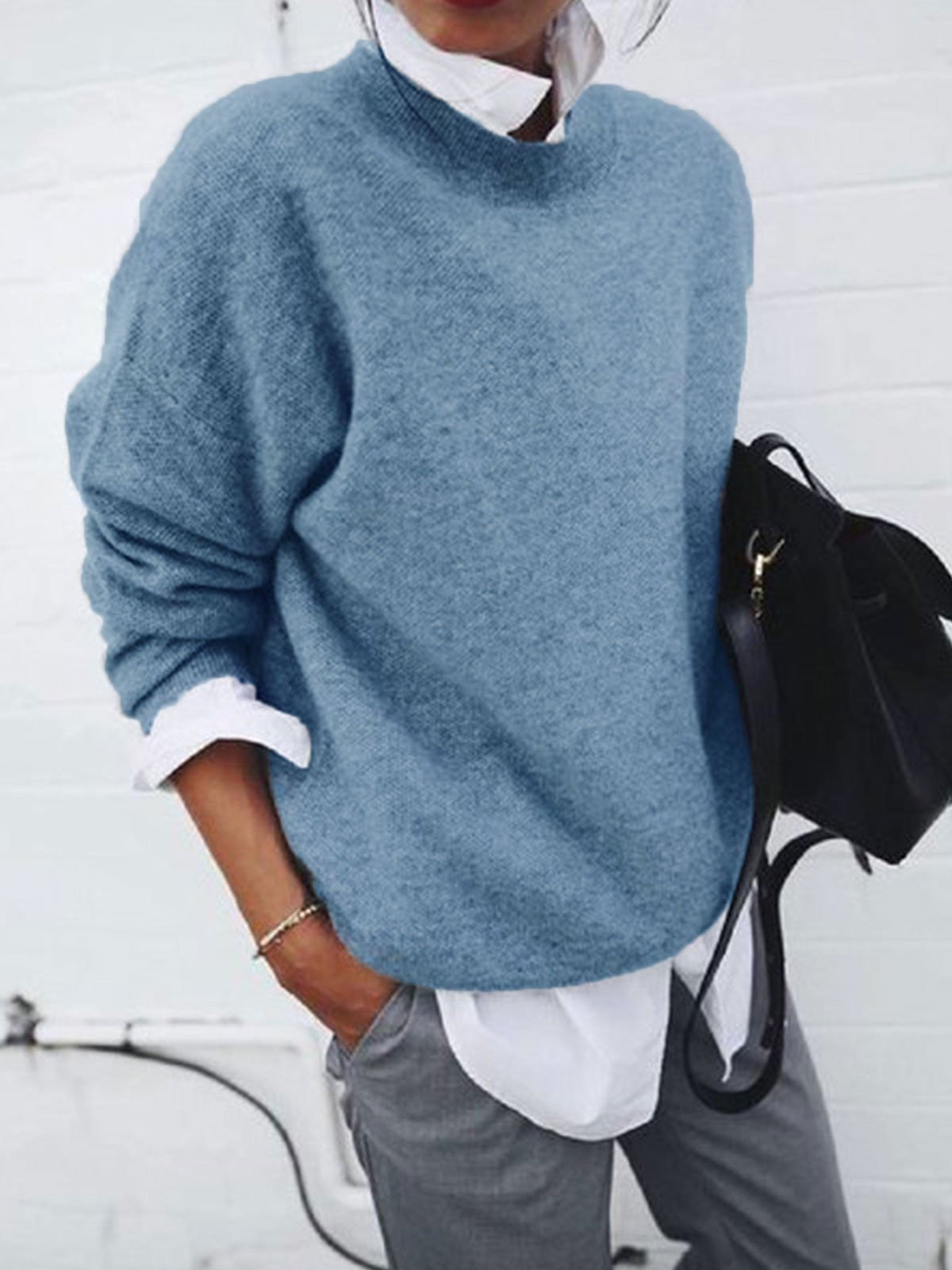 New autumn and winter cross-border European and American eBay Amazon knitted long sleeved pullover hoodie jacket for women - Mammalook