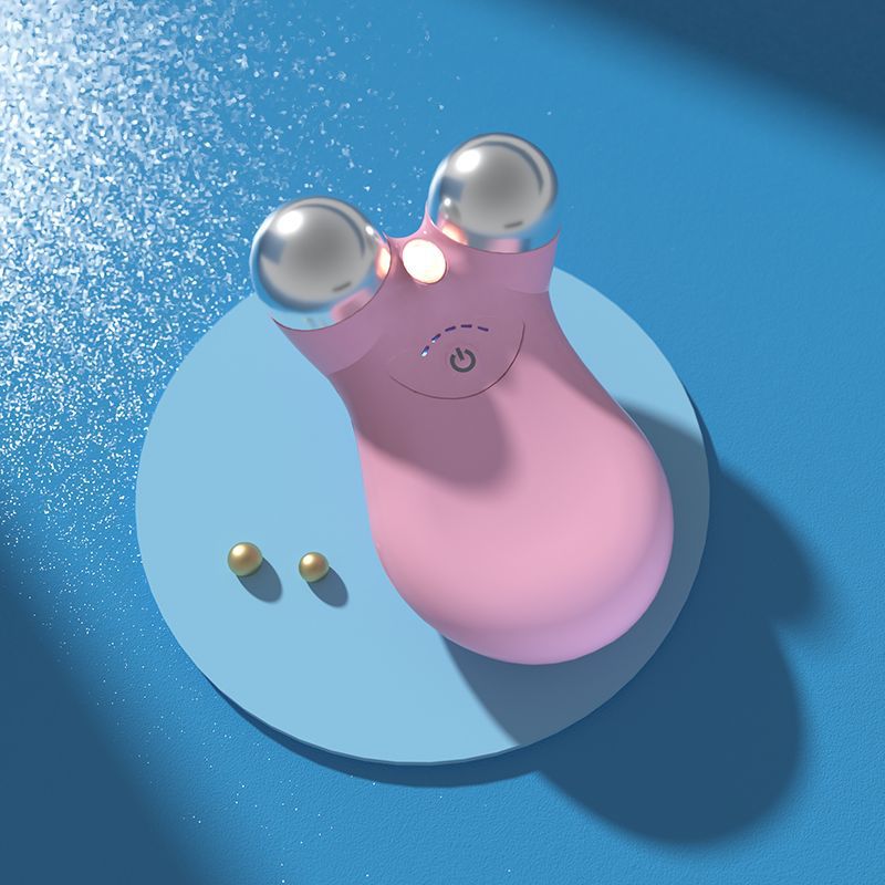Face Micro Current Household Beauty Instrument Micro Current Second-Generation Beauty Instrument Roller Instrument 3D Lifting And Tightening Facial Beauty Instrument - Mammalook