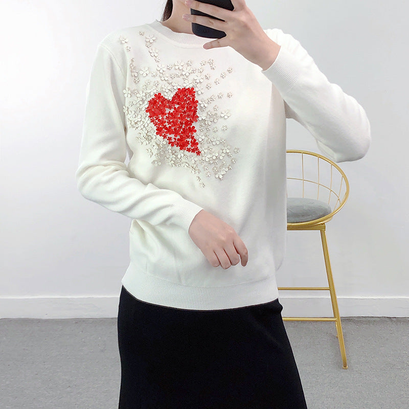 Sweet Knitting Sweater Warm Casual Tops - Mammalook