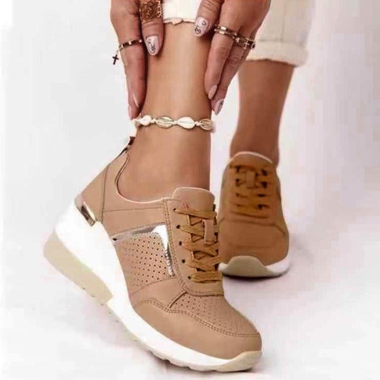 Europe and the United States large size sports new thick sole casual shoes strap mesh sports shoes - Mammalook