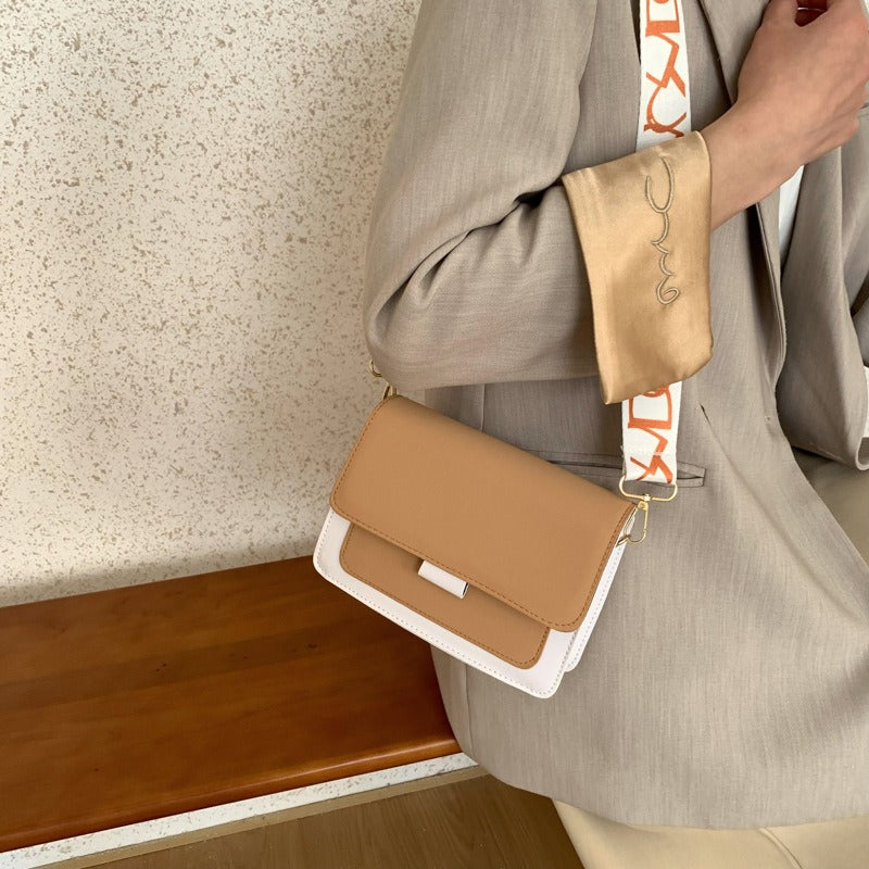 Casual retro bag women's casual shoulder bag Korean style simple crossbody small square bag - Mammalook