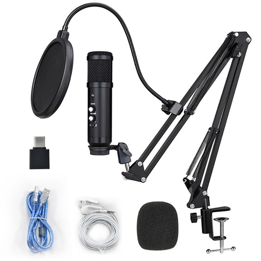 USB Condenser Microphone Mobile Computer Game Live Microphone Live Karaoke Conference Recording Microphone - Mammalook