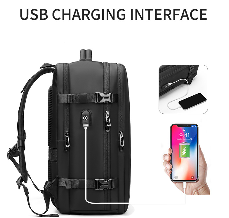 Fashionable backpack with large capacity and multifunctional computer bag - Mammalook