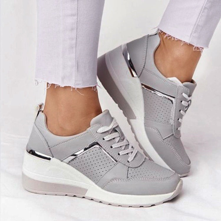 Europe and the United States large size sports new thick sole casual shoes strap mesh sports shoes - Mammalook