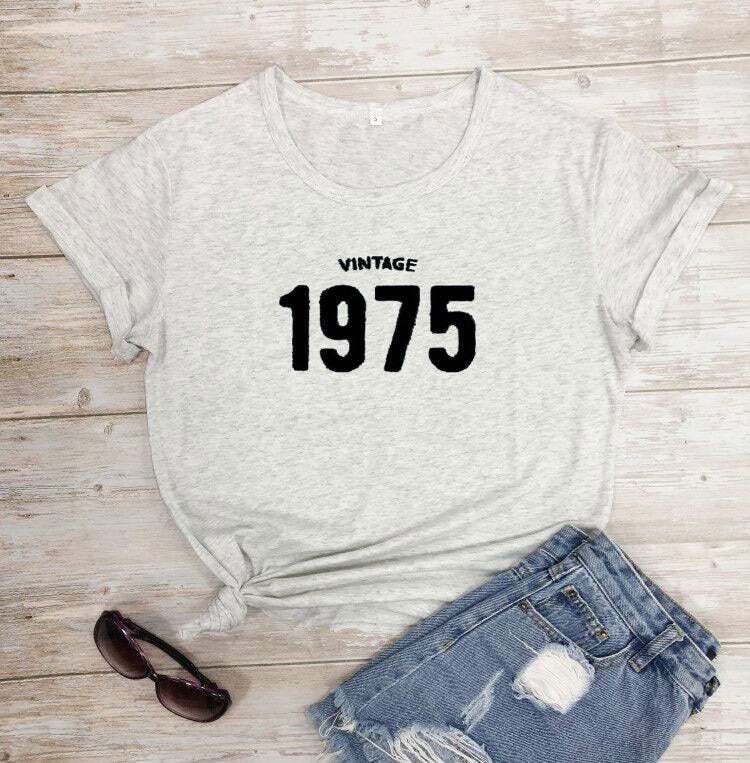 T-shirt VINTAGE 1975 - Short Sleeves
