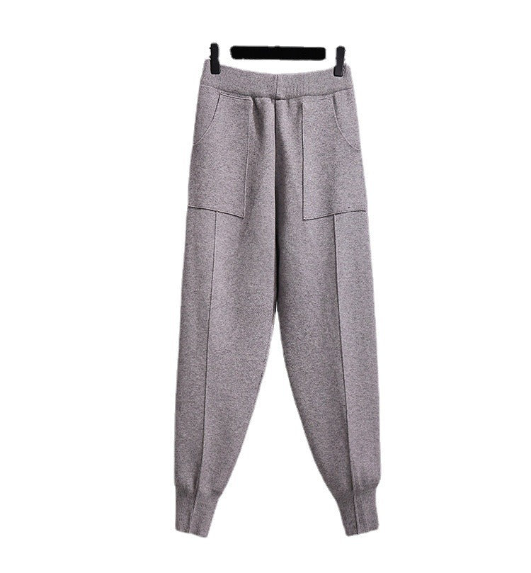 Hot sale fashion style textile fabric cotton comfortable high waist ladies girls wearing Women's Pants casual pants - Mammalook