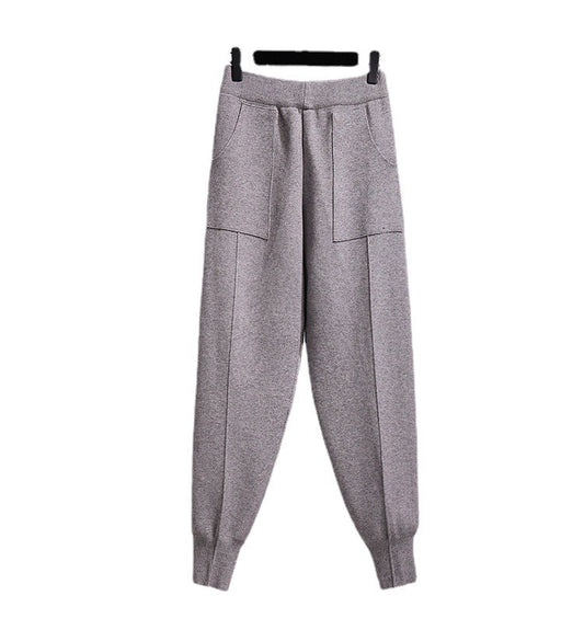 Hot sale fashion style textile fabric cotton comfortable high waist ladies girls wearing Women's Pants casual pants - Mammalook