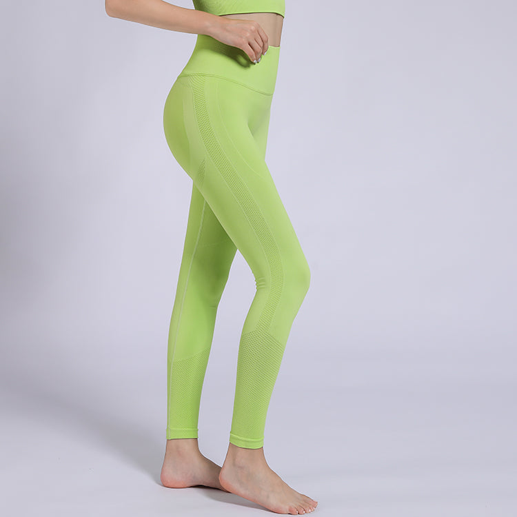 Yoga Clothing Suits Women's Seamless Sports Bra Hip Lifting Fitness Pants Hip Bottom Pants Leggings Yoga Clothing - Mammalook