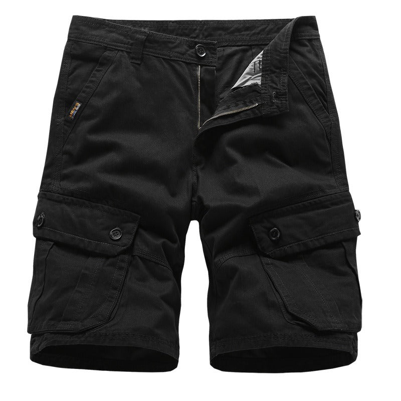 Mens Pants Summer Casual Pants Mens Capris Loose Cargo Pants Cotton Shorts Mens Large Sweatpants Pants - Mammalook