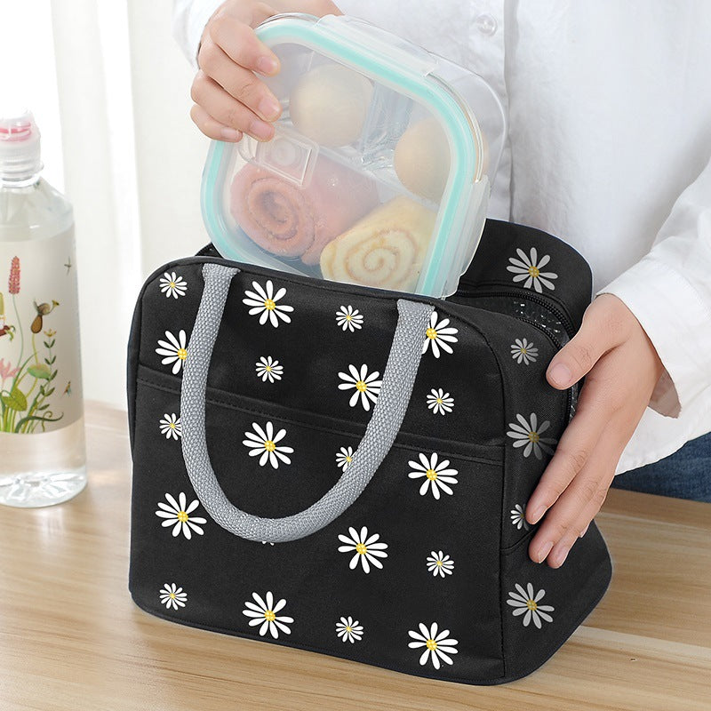 Daisy Office Workers Portable Bag, Student Lunch Box Bag, Lunch Bag, Thermal Insulation Bag, Cold Insulation Bag - Mammalook
