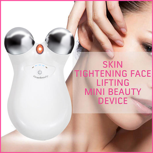 Face Micro Current Household Beauty Instrument Micro Current Second-Generation Beauty Instrument Roller Instrument 3D Lifting And Tightening Facial Beauty Instrument - Mammalook