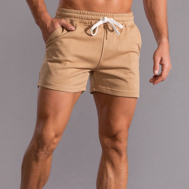 Cotton Sports Shorts, Mens Trendy Mens Cropped Pants, Oversized Casual Cropped Pants, Running Fitness Pants - Mammalook