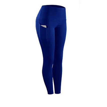 European and American High Waisted, Hip Lifting, Slimming, Fitness, Side Pockets, Sports Bottoming, Yoga Pants For Women - Mammalook